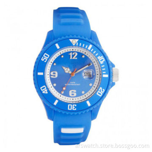 Plastic analog quartz watch for promotion